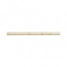 Jeffrey Court Cappuccino 1 in. x 12 in. Marble Dome