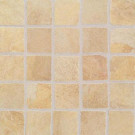 Daltile Portenza Oro Chiaro 13-3/4 in. x 13-3/4 in. x 8 mm Glazed Porcelain Mosaic Floor and Wall Tile