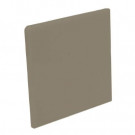 U.S. Ceramic Tile Color Collection Matte Cocoa 4-1/4 in. x 4-1/4 in. Ceramic Surface Bullnose Corner Wall Tile-DISCONTINUED