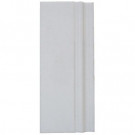 Splashback Tile White Thassos 5 in. x 12 in. Marble Base Molding Floor and Wall Tile