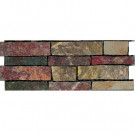 U.S. Ceramic Tile Stratford 12 in. x 4 in. Multicolor Porcelain Border Floor and Wall Tile-DISCONTINUED