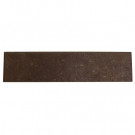Daltile Terra Antica Bruno 3 in. x 12 in. Porcelain Surface Bullnose Floor and Wall Tile