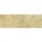 Daltile Fantesa Cameo 3 in. x 12 in. Glazed Porcelain Bullnose Floor and Wall Tile