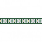 Mosaic Loft Bloom Summer Border 117.5 in. x 4 in. Glass Wall and Light Residential Floor Mosaic Tile