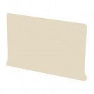 U.S. Ceramic Tile Color Collection Bright Fawn 4 in. x 6 in. Ceramic Left Cove Base Corner Wall Tile-DISCONTINUED