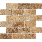 MARAZZI Montagna Belluno Noce 12 in. x 12 in. x 8mm Porcelain Mosaic Floor and Wall Tile