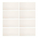 Jeffrey Court Royal Cream 3 in. x 6 in. Ceramic Wall Tile (8 pieces/1 sq. ft./1 pack)