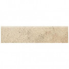 Daltile Sardara Cathedral Beige 3 in. x 12 in. Porcelain Bullnose Floor and Wall Tile