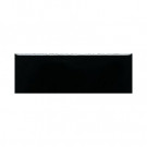 Daltile Modern Dimensions Gloss Black 4-1/4 in. x 12 in. Ceramic Floor and Wall Tile (10.64 sq. ft. / case)-DISCONTINUED