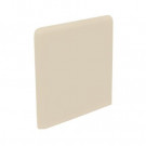U.S. Ceramic Tile Color Collection Matte Fawn 3 in. x 3 in. Ceramic Surface Bullnose Corner Wall Tile-DISCONTINUED