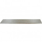 MS International Valencia Grey 3 in. x 18 in. Bullnose Porcelain Wall Tile (7.5 ln. ft. / case)-DISCONTINUED