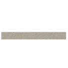 Daltile Identity Cashmere Gray Fabric 1 in. x 6 in. Porcelain Cove Base Corner Floor and Wall Tile