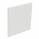 U.S. Ceramic Tile Color Collection Bright Tender Gray 4-1/4 in. x 4-1/4 in. Ceramic Surface Bullnose Wall Tile-DISCONTINUED