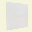 U.S. Ceramic Tile Bright White Ice 6 in. x 6 in. Ceramic Surface Bullnose Corner Wall Tile-DISCONTINUED