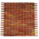 Splashback Tile Glass 12 in. x 12 in. x 8 mm Mosaic Floor and Wall Tile