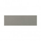 Daltile Plaza Nova Gray Fog 3 in. x 12 in. Porcelain Bullnose Floor and Wall Tile-DISCONTINUED