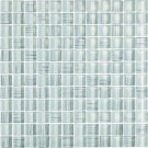 EPOCH Brushstrokes Bianco-1506 Mosaic Glass Mesh Mounted Tile - 4 in. x 4 in. Tile Sample-DISCONTINUED