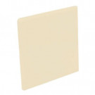 U.S. Ceramic Tile Color Collection Bright Khaki 4-1/4 in. x 4-1/4 in. Ceramic Surface Bullnose Corner Wall Tile-DISCONTINUED