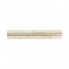Jeffrey Court Cappuccino 2 in. x 12 in. Marble Crown