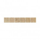 Daltile Fashion Accents Sand 2 in. x 12 in. Ceramic Listello Wall Tile