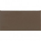Daltile Rittenhouse Square Matte Artisan Brown 3 in. x 6 in. Ceramic Wall Tile (12.5 sq. ft. / case)-DISCONTINUED