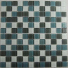 EPOCH Cloudz Altostratus-1430 Mosaic Glass Mesh Mounted Tile - 3 in. x 3 in. Tile Sample