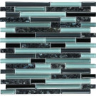 EPOCH Spectrum Blue Pearl-1662 Granite And Glass Blend 12 in. x 12 in. Mesh Mounted Floor & Wall Tile (5 sq. ft.)