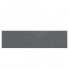 Daltile Colour Scheme Suede Gray Solid 3 in. x 12 in. Porcelain Bullnose Floor and Wall Tile