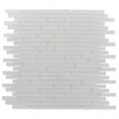 Splashback Tile Windsor Random Bright White 12 in. x 12 in. x 8 mm Marble Floor and Wall Tile