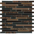 EPOCH Spectrum Tropical Brown-1665 Granite And Glass Blend 12 in. x 12 in. Mesh Mounted Floor & Wall Tile (5 sq. ft.)